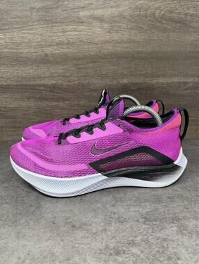 Nike Zoom Fly 4 Running Shoes Womens Size 10 Purple Athletic CT2401-501